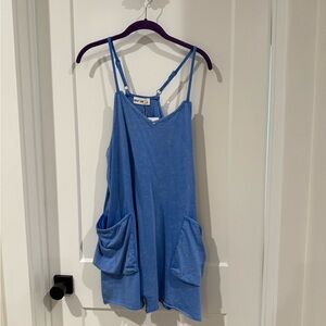 Blue women’s romper